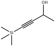 4-トリメチルシリル-3-ブチン-2-オール 化学構造式