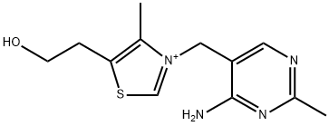 盐酸硫胺素(维生素B1盐酸盐),70-16-6,结构式