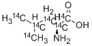 L-LEUCINE-UL-14C 化学構造式