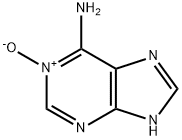 7H-プリン-6-アミン1-オキシド 化学構造式