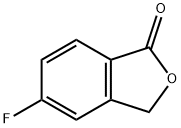 1(3H)-ISOBENZOFURANONE, 5-FLUORO- Struktur