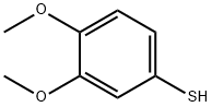 3,4-ジメトキシベンゼンチオール 化学構造式