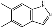 5,6-DIMETHYL-1(H)INDAZOLE Struktur