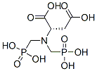 N,N-ビス(ホスホノメチル)-L-アスパラギン酸 化学構造式