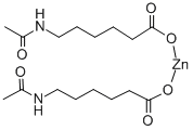 醋氨己酸锌,70020-71-2,结构式