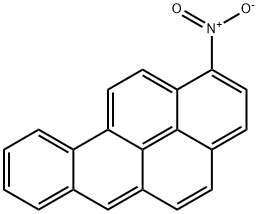 1-nitrobenzo(a)pyrene Struktur
