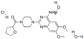 テラゾシン塩酸塩二水和物 化学構造式