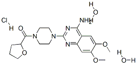 Terazosin hydrochloride dihydrate Structure