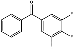 3,4,5-トリフルオロベンゾフェノン 化学構造式