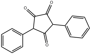 3,5-DIPHENYLCYCLOPENTANE-1,2,4-TRIONE Structure