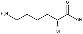 (R)-6-氨基-2-羟基己酸 结构式