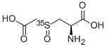 L-ALANINE, 3-[(CARBOXYMETHYL)SULFINYL-35S]-,700364-40-5,结构式