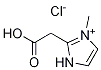 1-CarboxyMethyl-3-MethyliMidazoliuM chloride Structure