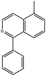 5-Methyl-1-phenylisoquinoline Structure
