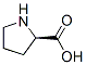 2-ピロリジンカルボン酸 化学構造式