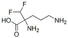 2-(Difluoromethyl)-DL-ornithine Struktur