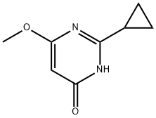 4(1H)-Pyrimidinone, 2-cyclopropyl-6-methoxy- (9CI) Structure