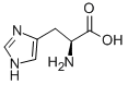 α-アミノ-1H-イミダゾール-4-プロパン酸 化学構造式