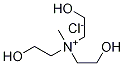 EthanaMiniuM, 2-hydroxy-N,N-bis(2-hydroxyethyl)-N-Methyl-, chloride Structure