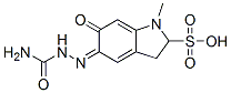 2-Indolinesulfonic acid, 5,6-dihydro-1-methyl-5,6-dioxo-, 5-semicarbazone (6CI)|卡巴克络杂质1