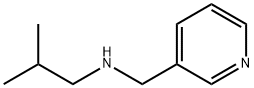 2-メチル-N-(ピリジン-3-イルメチル)プロパン-1-アミン 化学構造式