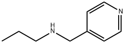 N-(4-ピリジニルメチル)-1-プロパンアミン 化学構造式