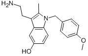 ヒドロキシインダソール 化学構造式