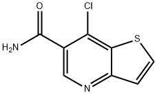 7-CHLOROTHIENO[3,2-B]PYRIDINE-6-CARBOXAMIDE Structure