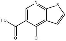4-CHLOROTHIENO[2,3-B]PYRIDINE-5-CARBOXYLIC ACID Structure