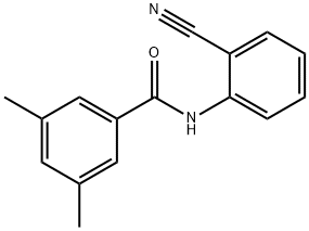 Benzamide, N-(2-cyanophenyl)-3,5-dimethyl- (9CI) Structure