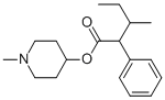戊哌立特, 7009-54-3, 结构式
