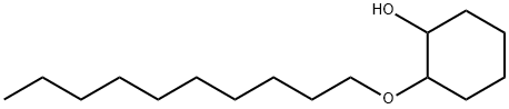 2-(デシルオキシ)シクロヘキサノール 化学構造式