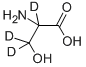 DL‐セリン‐2,3,3‐D3 化学構造式