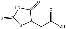 (2-mercapto-4-oxo-4,5-dihydro-1,3-thiazol-5-yl)acetic acid Structure