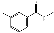 3-フルオロ-N-メチルベンズアミド 化学構造式