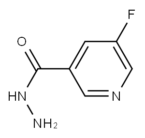 3-Pyridinecarboxylicacid,5-fluoro-,hydrazide(9CI) Structure