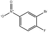 3-溴-4-氟硝基苯, 701-45-1, 结构式