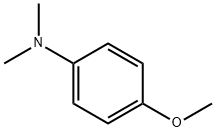 4-メトキシ-N,N-ジメチルアニリン 化学構造式