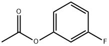 1-フルオロ-3-アセトキシベンゼン 化学構造式