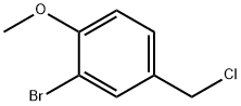 2-BROMO-4-(CHLOROMETHYL)-1-METHOXYBENZENE Structure