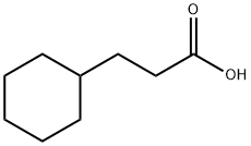 Cyclohexanepropionic acid Struktur