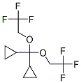 1,1'-[ビス(2,2,2-トリフルオロエトキシ)メチレン]ビスシクロプロパン 化学構造式