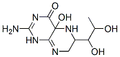 2-アミノ-4a-ヒドロキシ-6-(1,2-ジヒドロキシプロピル)-4,4a,5,6,7,8-ヘキサヒドロプテリジン-4-オン 化学構造式