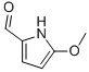 1H-Pyrrole-2-carboxaldehyde,5-methoxy-(9CI) Structure
