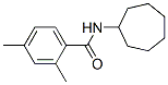 Benzamide, N-cycloheptyl-2,4-dimethyl- (9CI) Structure