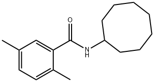 Benzamide, N-cyclooctyl-2,5-dimethyl- (9CI) Structure