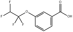 3-(1,1,2,2-テトラフルオロエトキシ)安息香酸 化学構造式