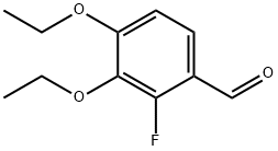 Benzaldehyde, 3,4-diethoxy-2-fluoro- (9CI) Struktur