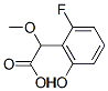 Benzeneacetic acid, 2-fluoro-6-hydroxy--alpha--methoxy- (9CI) 结构式