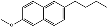 2-butyl-6-Methoxy-naphthalene Structure